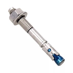   Rawlplug Alapcsavar (CE-ETA) saválló acél A4 M8x60 - betondűbel rögzítő gyűrűvel, hatlap anyával, repedezett betonhoz