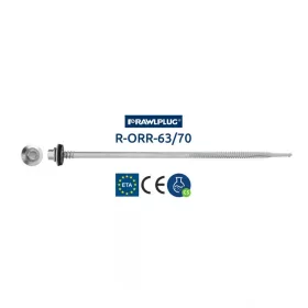   Rawlplug szendvicspanel csavar acélhoz 6,3/7,0x129- EPDM alátét (19mm), nagy fúrásteljesítményű