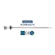Rawlplug szendvicspanel csavar 6,3/7,0x255-  fához, betonhoz, EPDM alátét (19mm), nagy fúrásteljesítményű