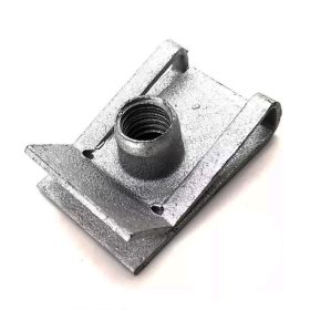 Lemezanya metrikus acél horg. M4-es csavarhoz