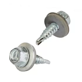 Fűzőcsavar + EPDM (14mm) acél horg. 4,8x19