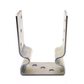 U-alakú, rogyasztott oszloptartó 90x65mm