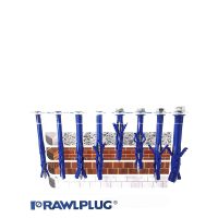 Rawlplug Peremes dűbel, peremes hatlap csavarral (ETA)