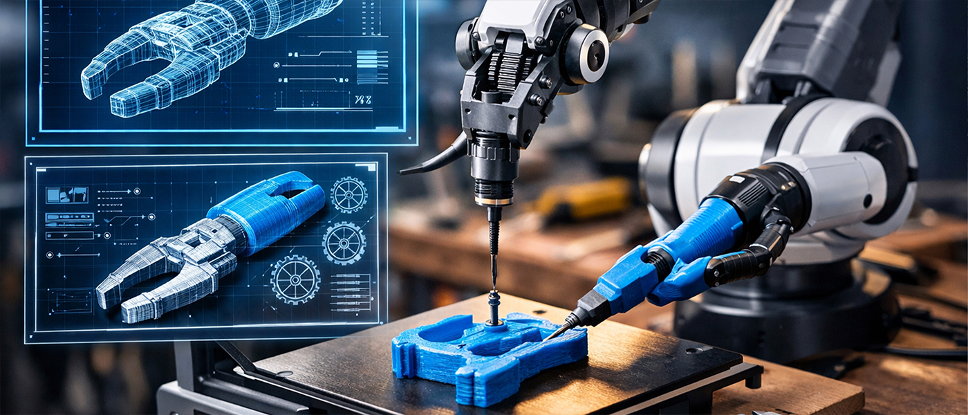 A robot, amely maga tervezi meg a szerszámait